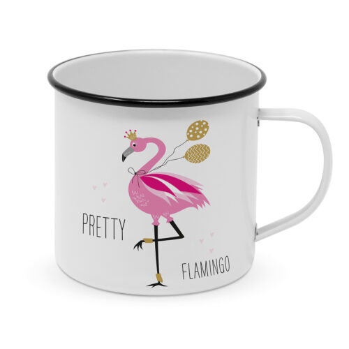 plekk-kruus Pretty Flamingo